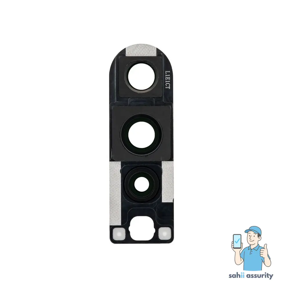 Camera Lens Glass with Frame for OnePlus 8 Black thumbnail